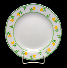Kuchenteller / Frühstücksteller TCM gelbe grün Blumenmotiv 21,3 cm