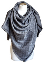 GUCCI Schal Tuch Wolle Seide