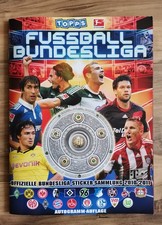 Topps Bundesliga Sticker Album 2010/2011 komplett beklebt / sehr guter Zustand