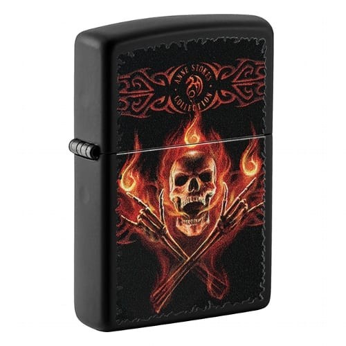 Zippo schwarz matt anne stokes - zippo,