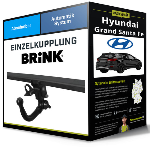 Abnehmbare anhängerkupplung - abnehmbare,