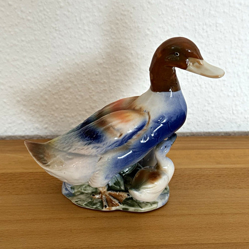 Vtg porzellan figur entenpaar - porzellan,