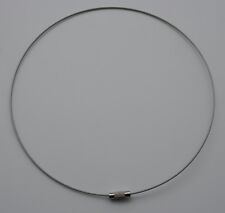 Schmuckdraht mit Schraubverschluß  42 cm lang Halsband Choker
