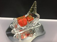 Swarovski Figur Schlitten auf
