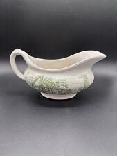 Englisches Porzellan Memory Lane British Anchor Ironstone Sauciere Grün