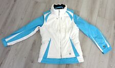 Original Spyder Damen Ski Jacke mit Weste, Farbe Türkis/Weiß , Gr. 42,