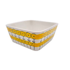 Furuvik Schweden Upsala Ekeby gelb Schale D 14,7 cm H 5 cm BERIT TERNELL 50er