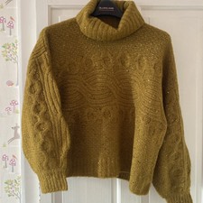 Damen Pullover Olivgrün