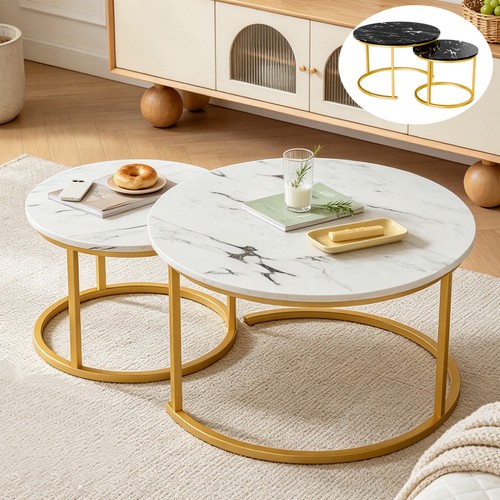 Couchtisch rund 2er set - 2er,