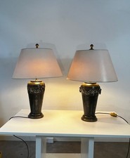 Paar japanische Tischlampen