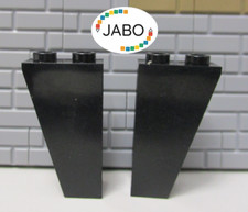 (C4/10) Lego 2 x 2449 Schrägstein negativ 2x1x3 schwarz 6988 79007 6086 6285