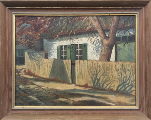 ölbild schatten der - schatten,