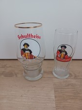 2 Biergläser Schultheiss Bier