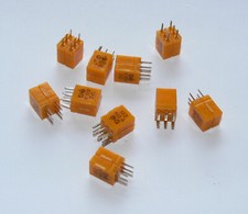 10x Murata keramische Filter SFZ 460A, 460 kHz AM Radio, Keramikfilter orange