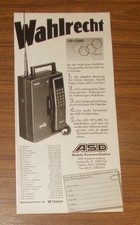 Seltene Werbung ASD - Philips