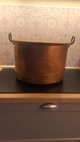 Kupferkessel groß antik - kupferkessel,