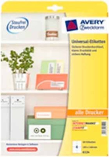 Zweckform papier 6124 etikett - zweckform,