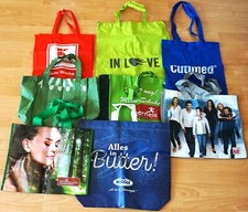 5xStofftaschen Tasche Tragetasche Einkaufstasche Stoffbeutel &3x Einkaufstasche