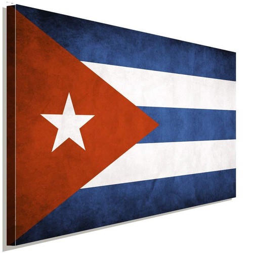 Flagge cuba leinwandbild ak - cuba,