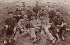 Foto AK Landwehr Inf. Rgt. 17, Ers. Batt., 924. Abtlg, 1. Ggt. Gruppenfoto (A62)