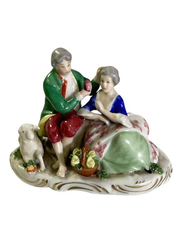 Porzellan figur schäferszene - porzellan,
