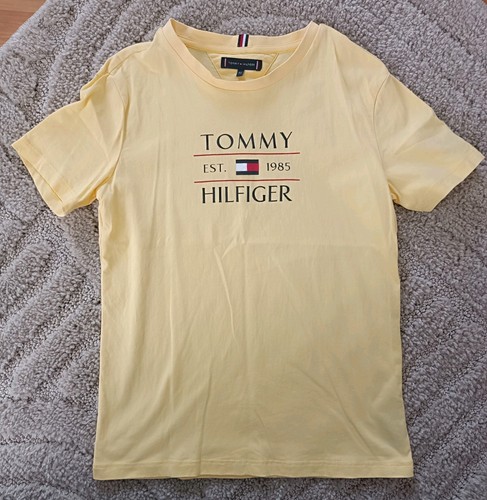 Tommy hilfiger shirt gelb - tommy, t+shirt