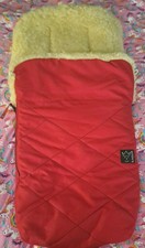 Fußsack Lammfell Kaiser rot