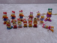 14 x Walt Disney Kunststoff Spielzeug Figur Daisy Duck - Vintage - Sammlung