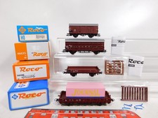 4x Roco H0 DC Freight Car DB