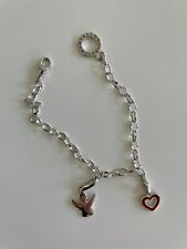 Armband 925er Silber Giorgio Martello mit zwei Charms