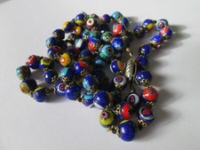 Farbenfrohe Murano Glas Kette