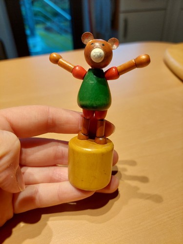 Ddr spielzeug bär stehaufbär - ddr,