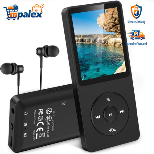 Agptek mp3 player 16gb 8 - player, 1,8