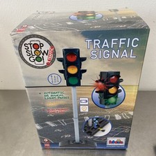 Klein Theo Verkehrsampel Batteriebetrieben manuell automatisch 72 cm hoch Signal