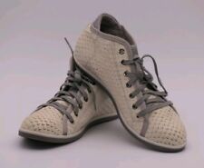 Sneaker FELMINI 73 Halbschuhe Damen Einlagen Wechseln Gr.41 Leder Weiß Neuwertig