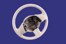 Lenkrad beziehen mit Leder für Fiat 500 JAHR 2008 Elfenbein McarStyling
