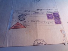 Alter Brief Nachnahme