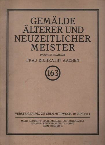 Katalog einer sammlung von - sammlung,
