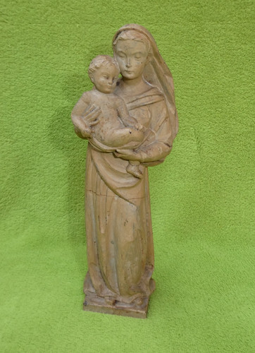 Alte figur madonna - figur, kind