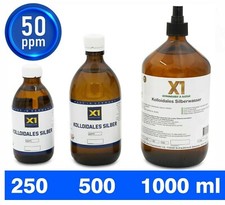 Kolloidales Silber (Silberwasser) 50ppm  -  mit Herstelldatum! - (250-1000ml)