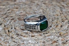 Stein grün handarbeit 925 - grün,