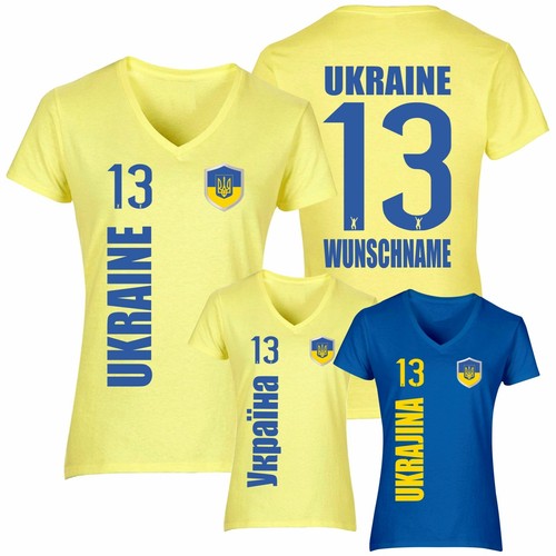 Fanshirt ukraine trikot damen - trikot,