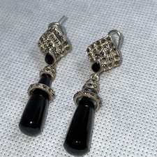 antike Silber Ohrringe mit
