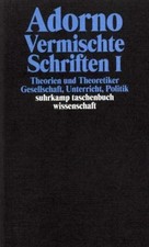 Theodor W. Adorno Gesammelte