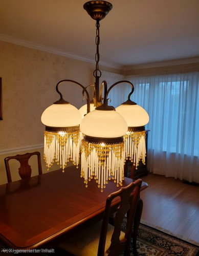 Vintage deckenlampe flammig - vintage, 5-flammig