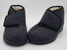 Hausschuhe Hausstiefel Klett WARM Filz Schurwolle INTERMAX Hüttenschuhe 41-47