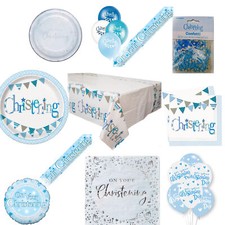 Jungen blau Taufe Party Deko