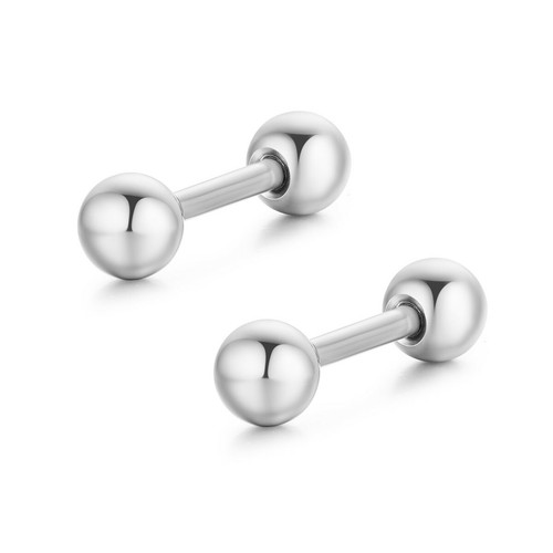 Paar ohrstecker kugel - 4,