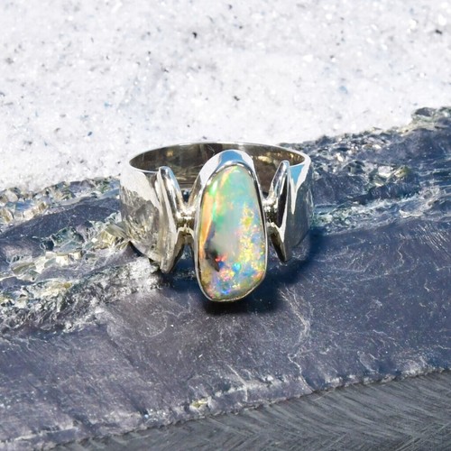 Boulder opal ring 925er - boulder, ring,