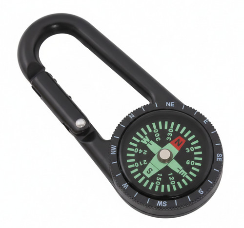 Kompass karabiner - in,